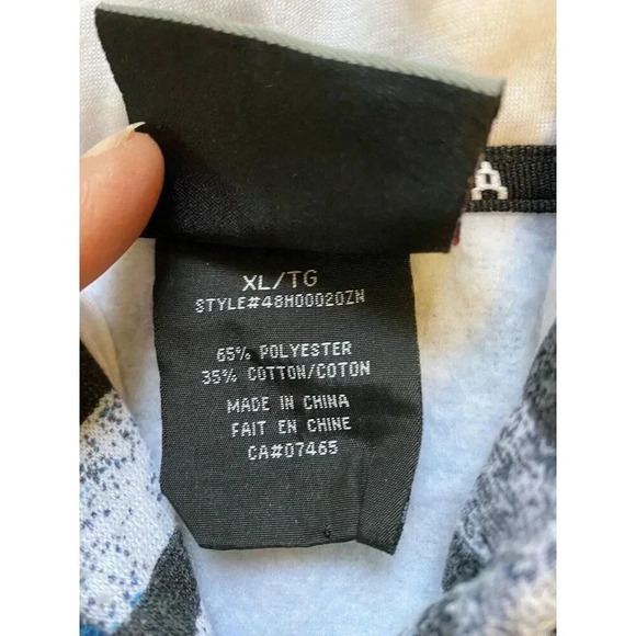 NBA Men's Hoodie Sweatshirt Basketball XL/TG Hooded Zip Up Logo Turquoise White - Picture 6 of 12